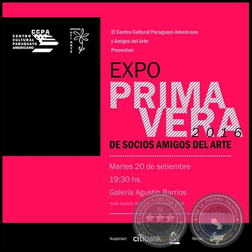 Expo PRIMAVERA 2016 - Obra de Nannina Galluppi - Martes 20 de setiembre de 2016